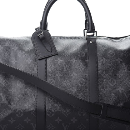 Louis Vuitton Monogram Eclipse Keepall Bandouliere 55 7 of 10