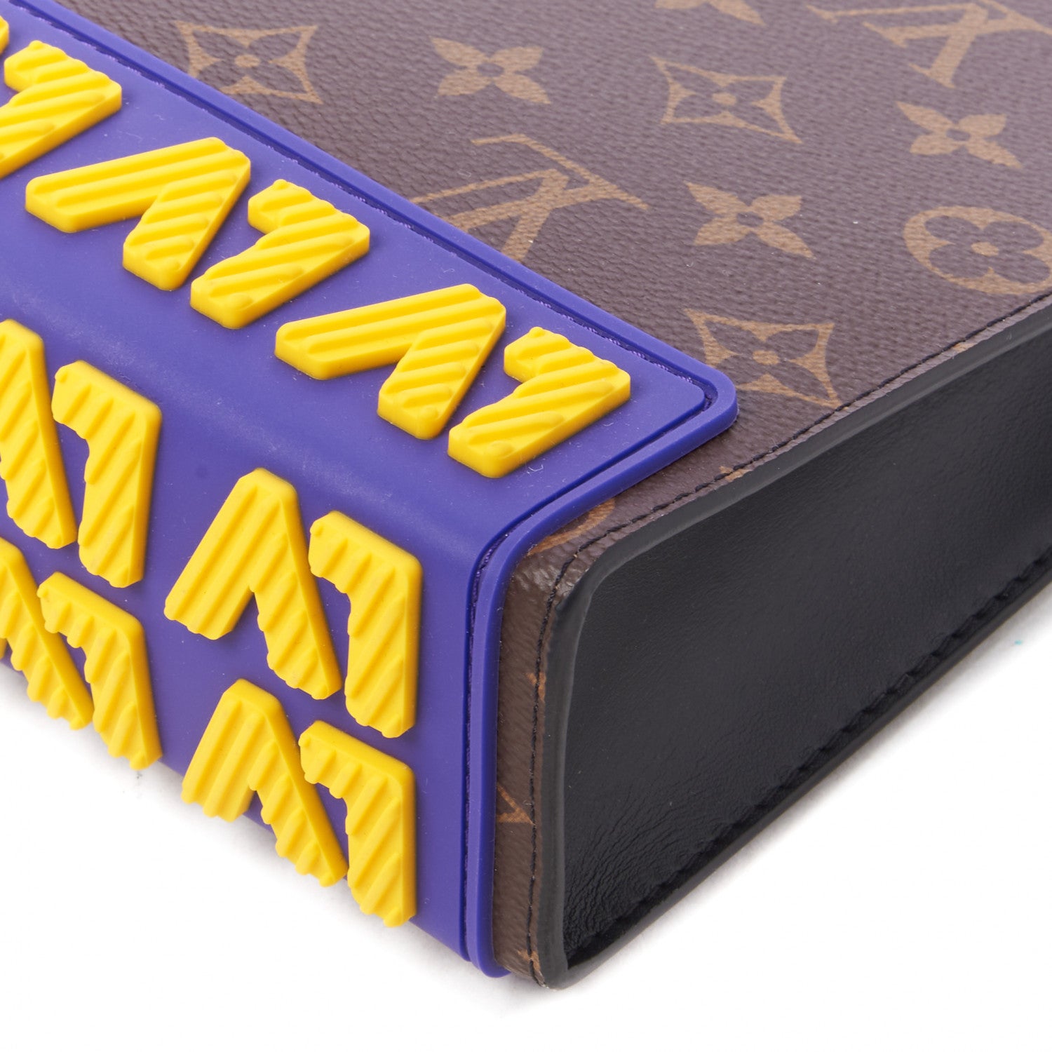 Louis Vuitton Monogram LV Rubber Pochette Voyage MM 4 of 7