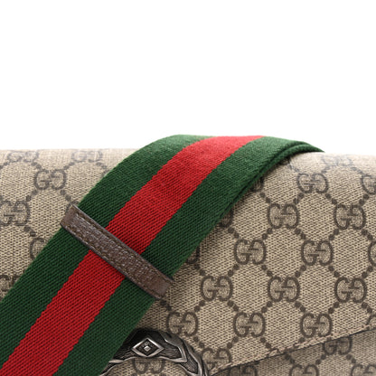 Gucci GG Supreme Monogram Web Medium Dionysus Messenger Brown 8 of 10