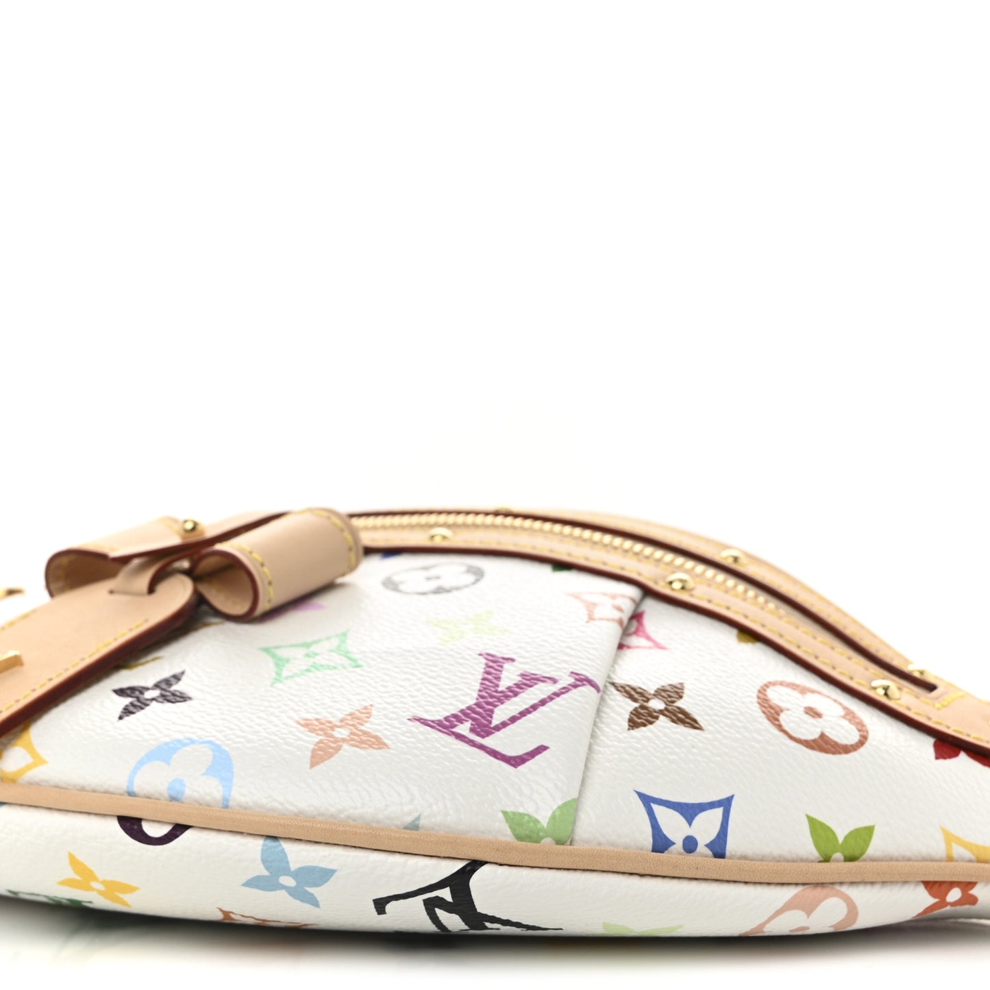 LV X TM Monogram Multicolor High Rise Bumbag White