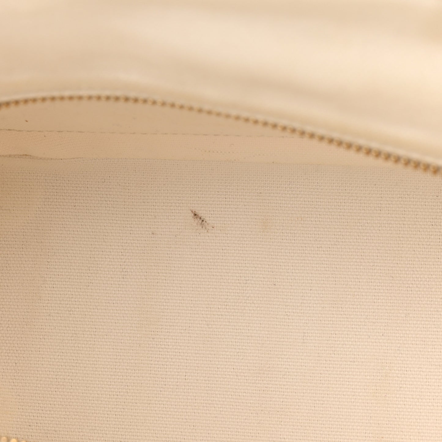 Wicker Canvas Tote Naturale White