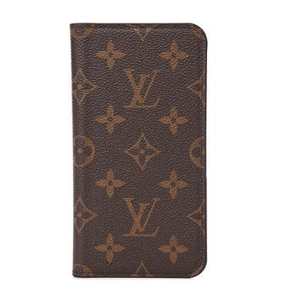 Louis Vuitton Monogram iPhone XS Max Folio Case 1 of 5