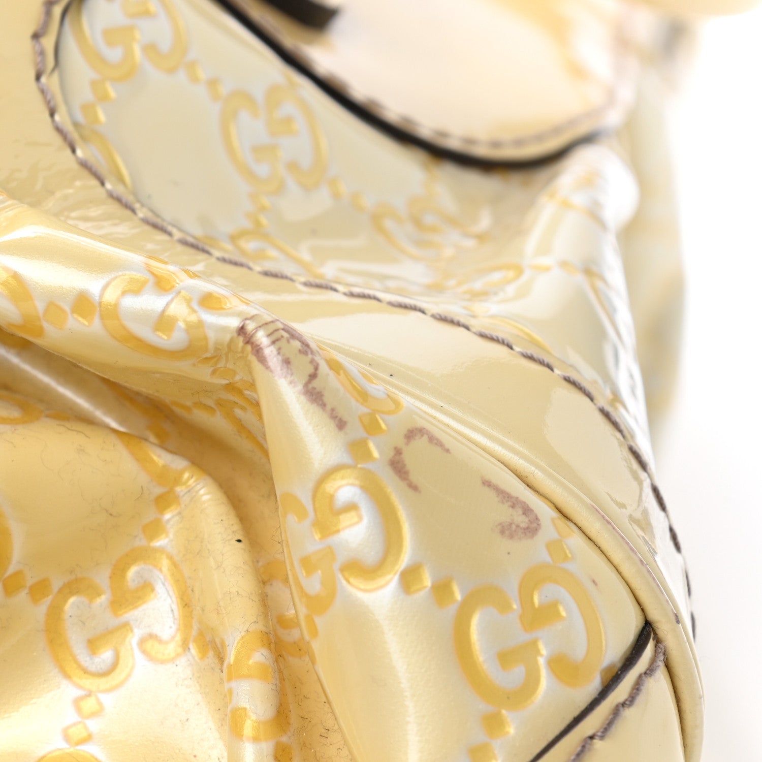Gucci Dialux Guccissima Large Queen Tote Yellow 11 of 13