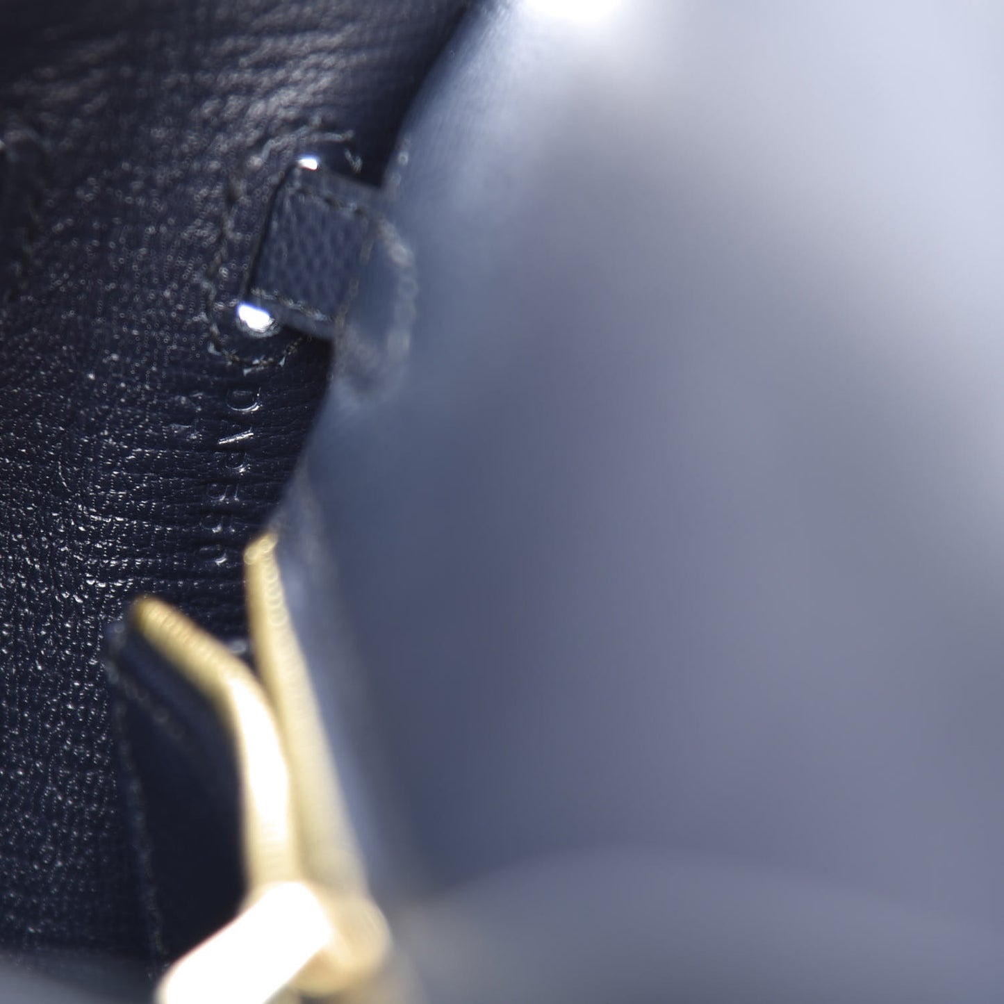 Epsom Kelly Sellier 25 Bleu Indigo
