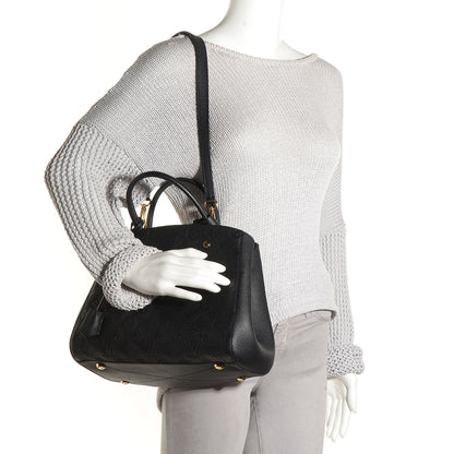Louis Vuitton Empreinte Montaigne MM Black 2 of 9
