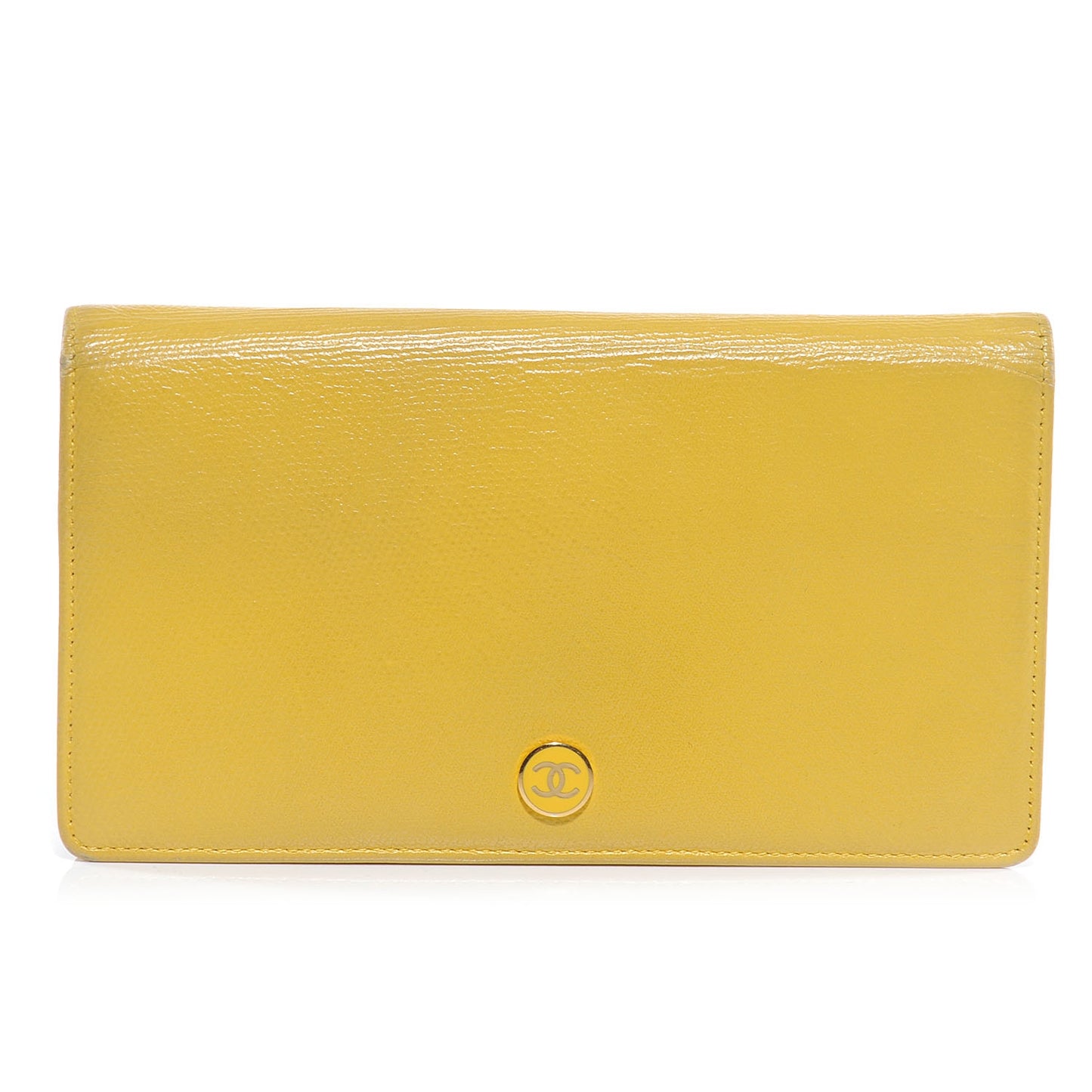 Leather Yen Wallet Yellow