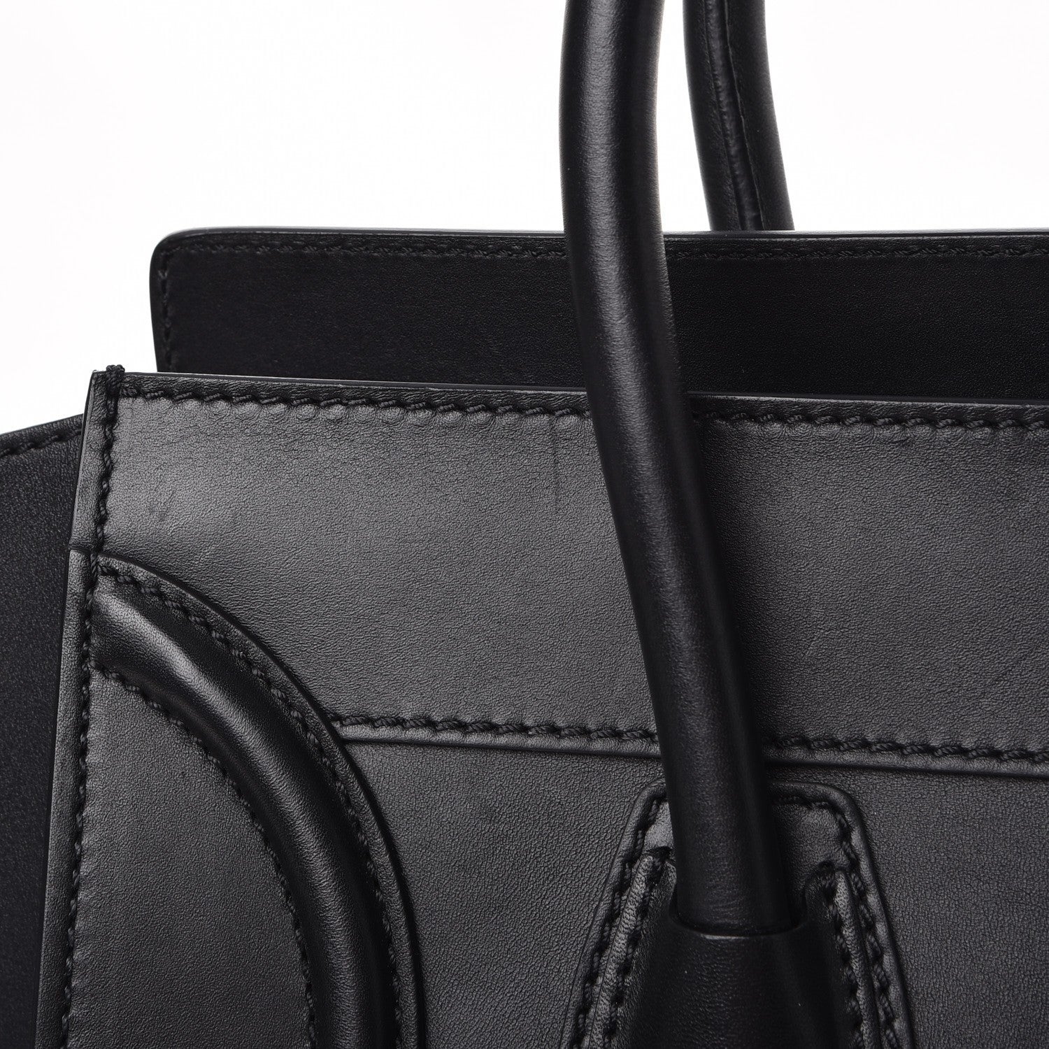 Celine Smooth Calfskin Mini Luggage Black 11 of 12
