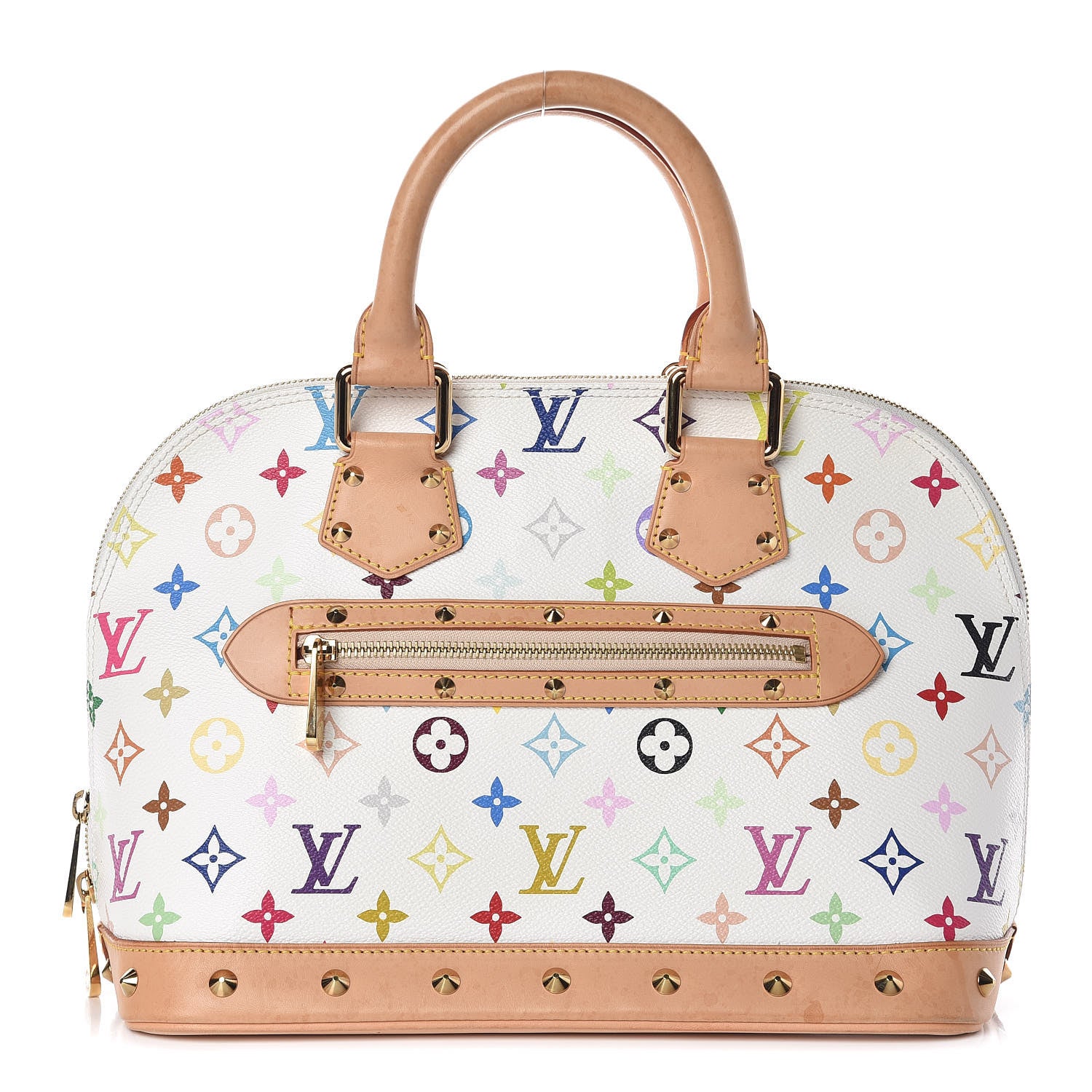Louis Vuitton Monogram Multicolor Alma White 1 of 8