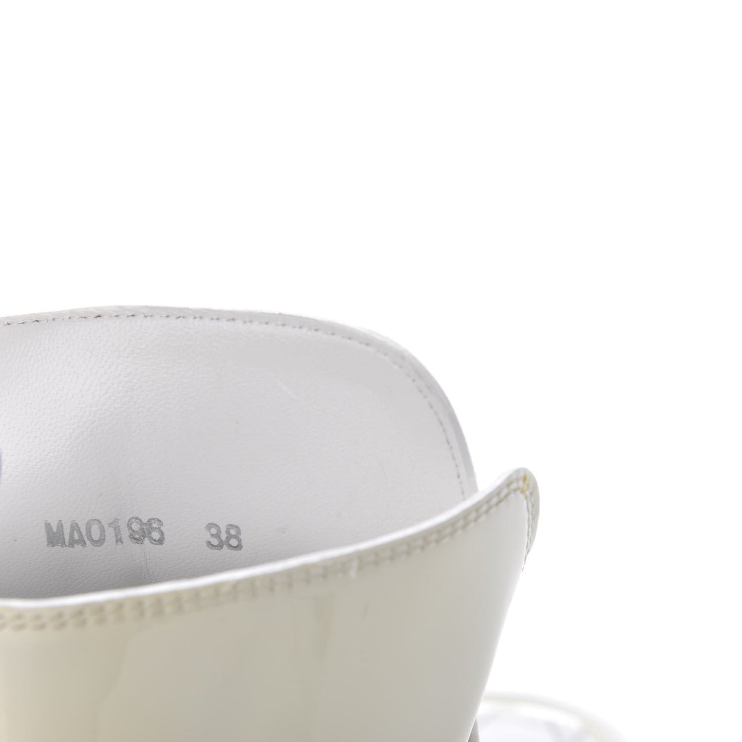 Patent Monogram LV Bahia Brazil Sandal 38 White