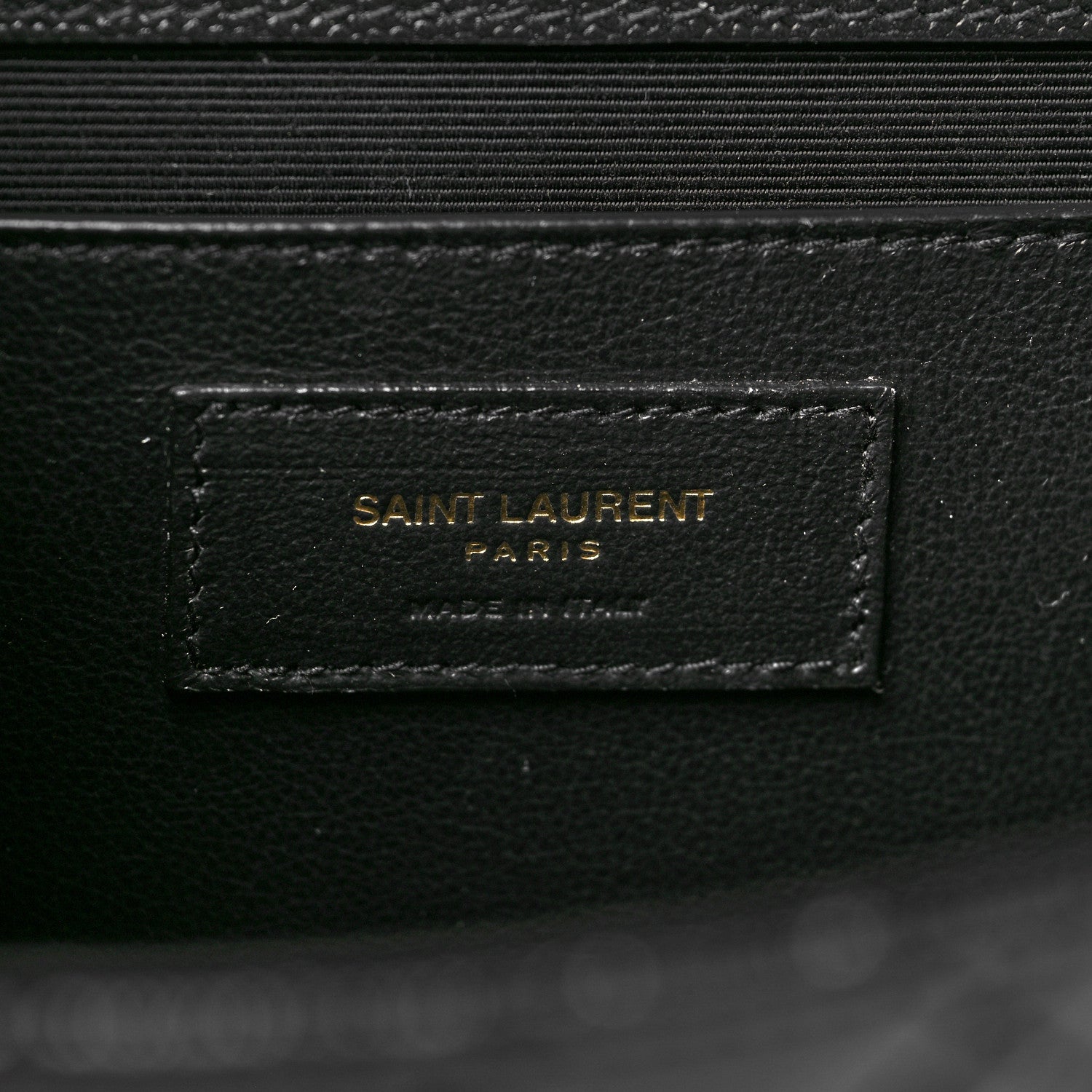 Saint Laurent Grain De Poudre Textured Mixed Matelasse Triquilt Medium Monogram Satchel Black 6 of 10