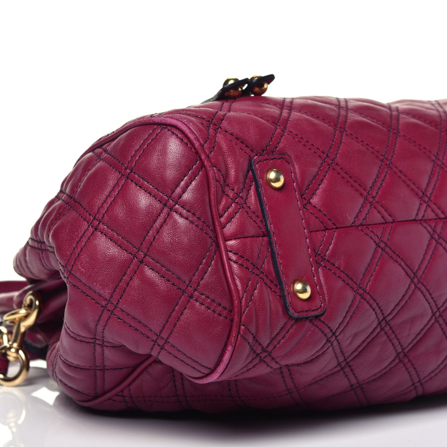 Lambskin Quilted Stam Violet