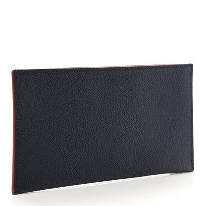 Louis Vuitton Calfskin Felicie Chain Wallet Card Holder Insert Marine Rouge 3 of 6