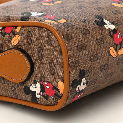 Gucci X DISNEY Mini Vintage GG Supreme Monogram Mickey Mouse Shoulder Bag Beige Vintage Sun Oil 9 of 11