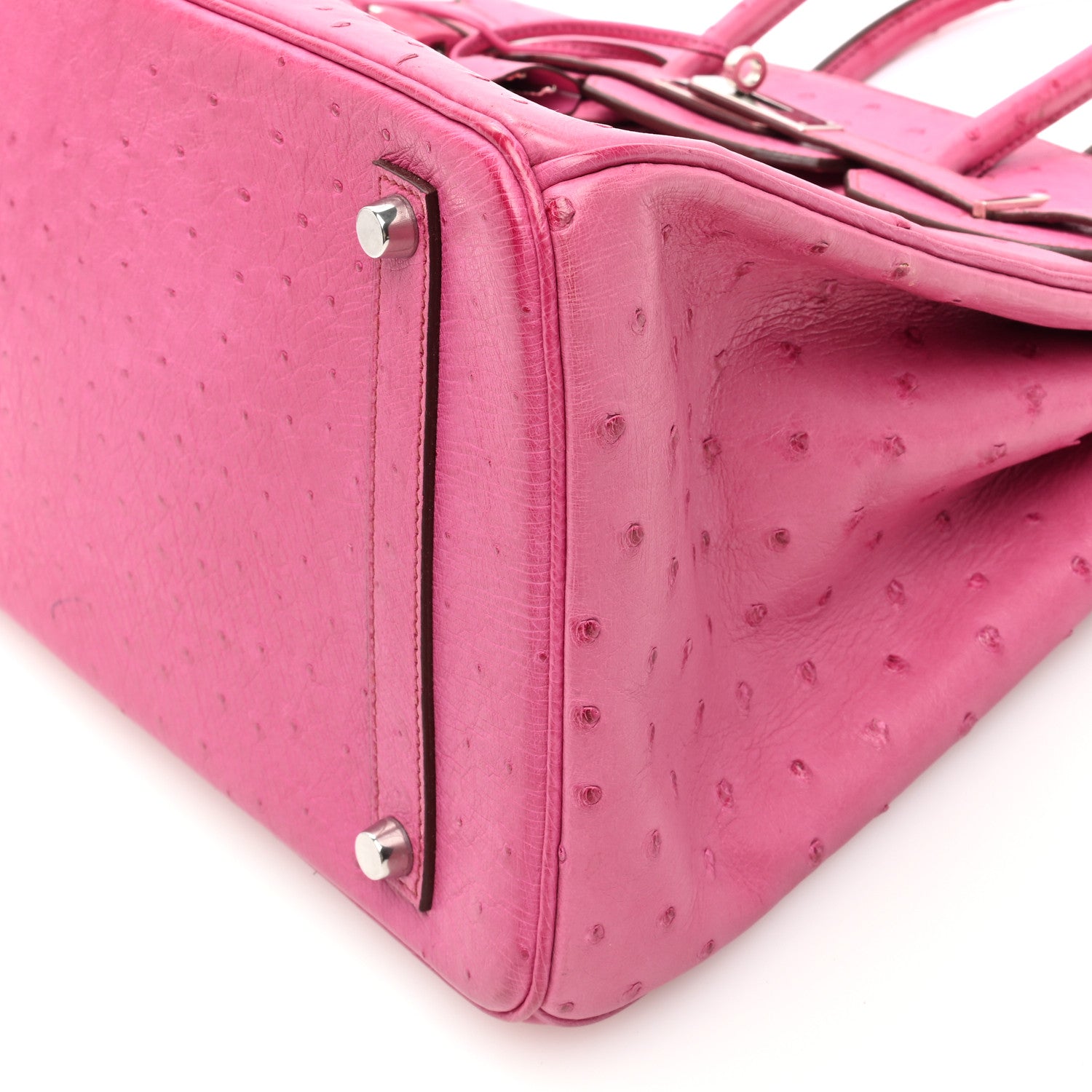 Hermes Ostrich Birkin 35 Fuchsia 10 of 13