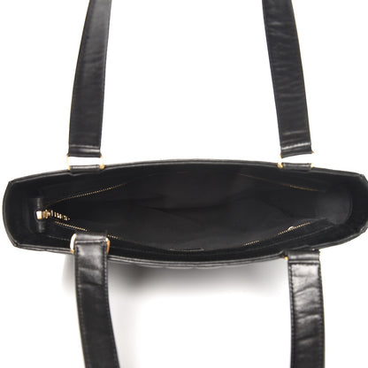 Chanel Lambskin Quilted Chocolate Bar Tote Black 5 of 12