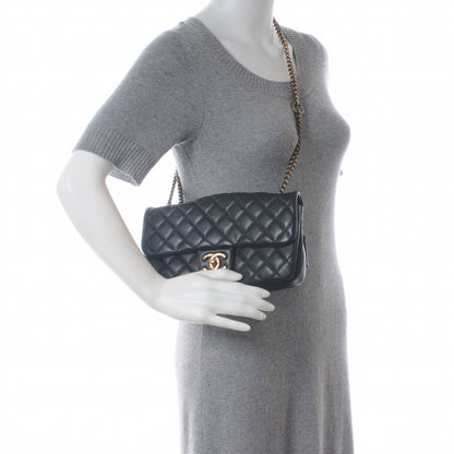 Chanel Calfskin CC Crown Small Flap Black 2 of 7