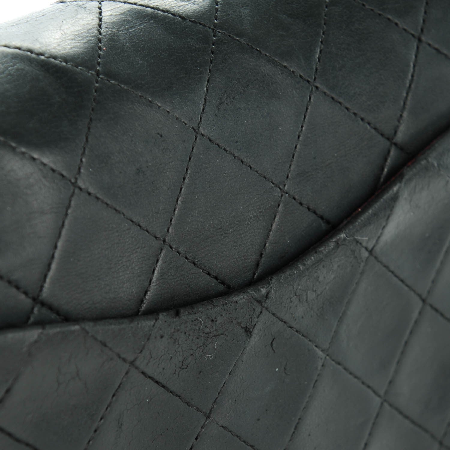 Chanel Lambskin Quilted Medium Double Flap Black 11 of 11