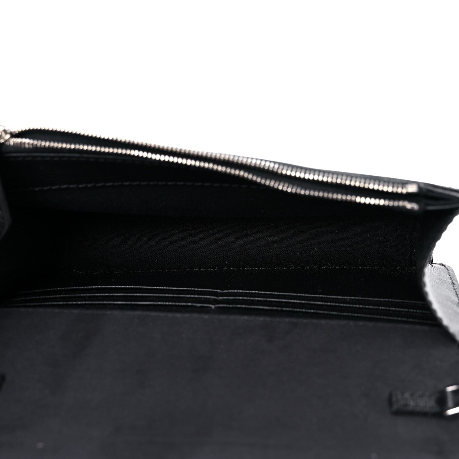 Fendi Vitello Elite Mink Fur Studded Karlito Tube Wallet on Chain Black 5 of 11