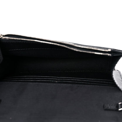 Fendi Vitello Elite Mink Fur Studded Karlito Tube Wallet on Chain Black 5 of 11
