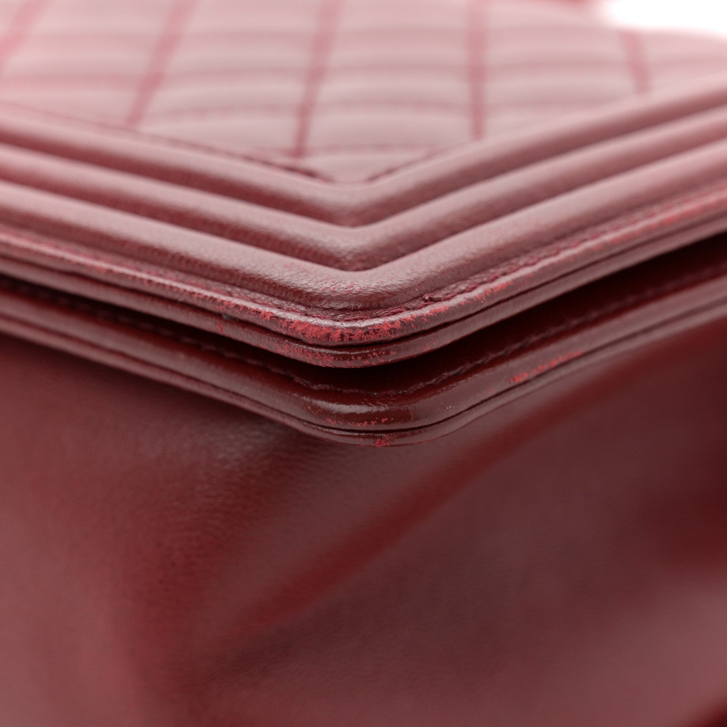 Chanel Lambskin Quilted Medium Boy Flap Red 13 of 13