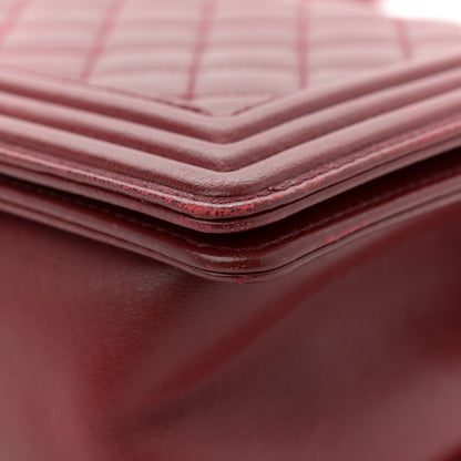 Chanel Lambskin Quilted Medium Boy Flap Red 13 of 13