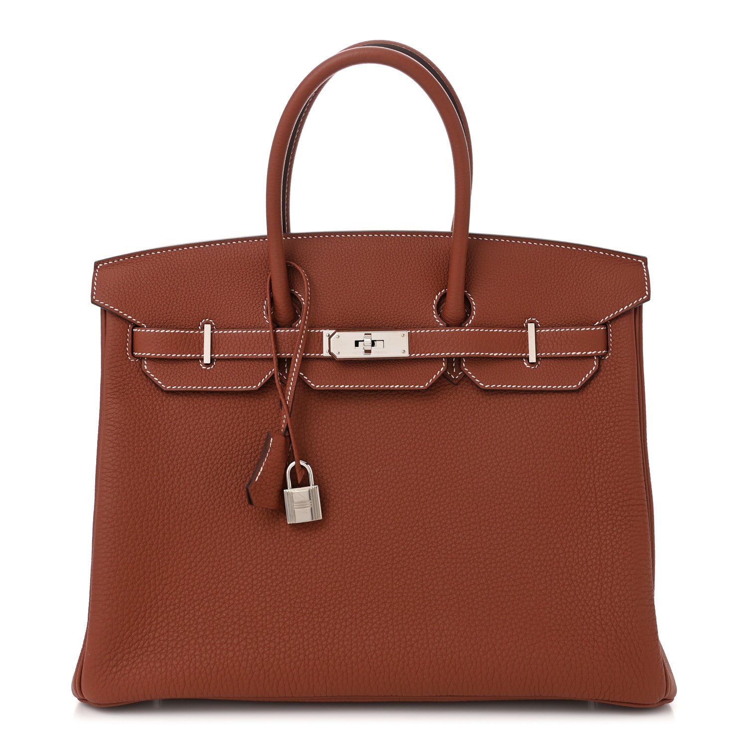 Hermes Togo Birkin 35 Sienne 1 of 11