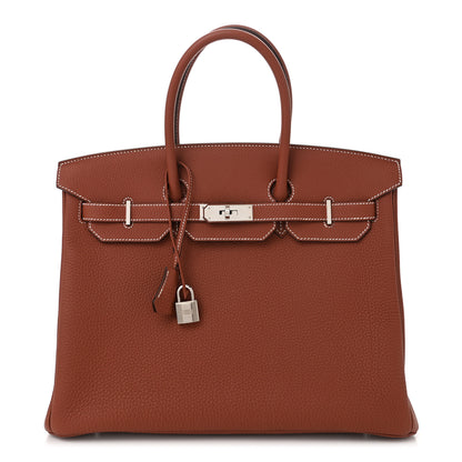 Hermes Togo Birkin 35 Sienne 1 of 11