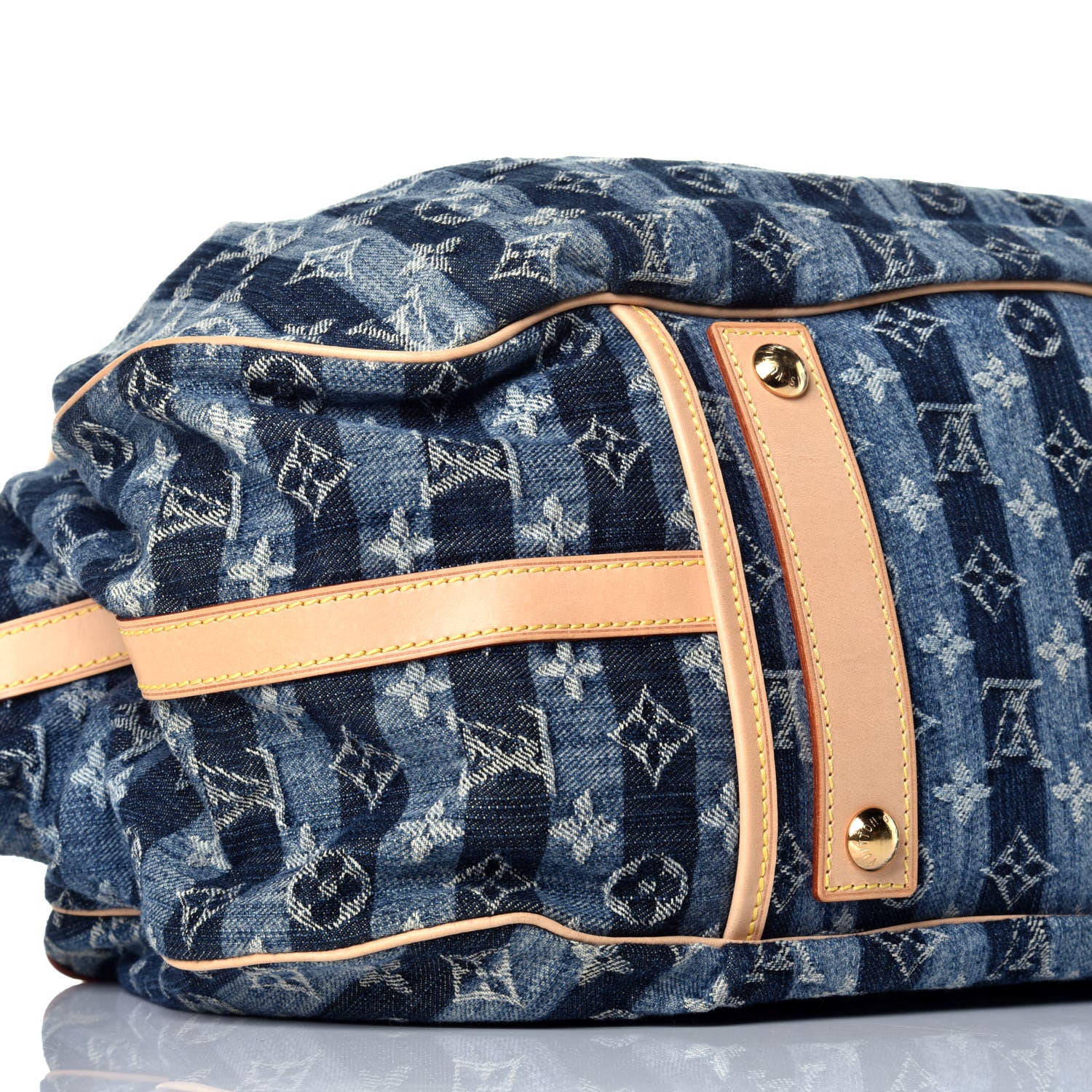Louis Vuitton Denim Raye Cabas GM 7 of 8
