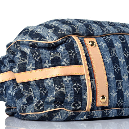 Louis Vuitton Denim Raye Cabas GM 7 of 8