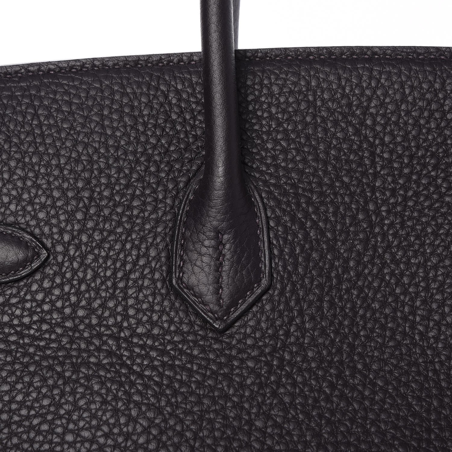 Hermes Taurillon Clemence Birkin 35 Prunoir 26 of 31