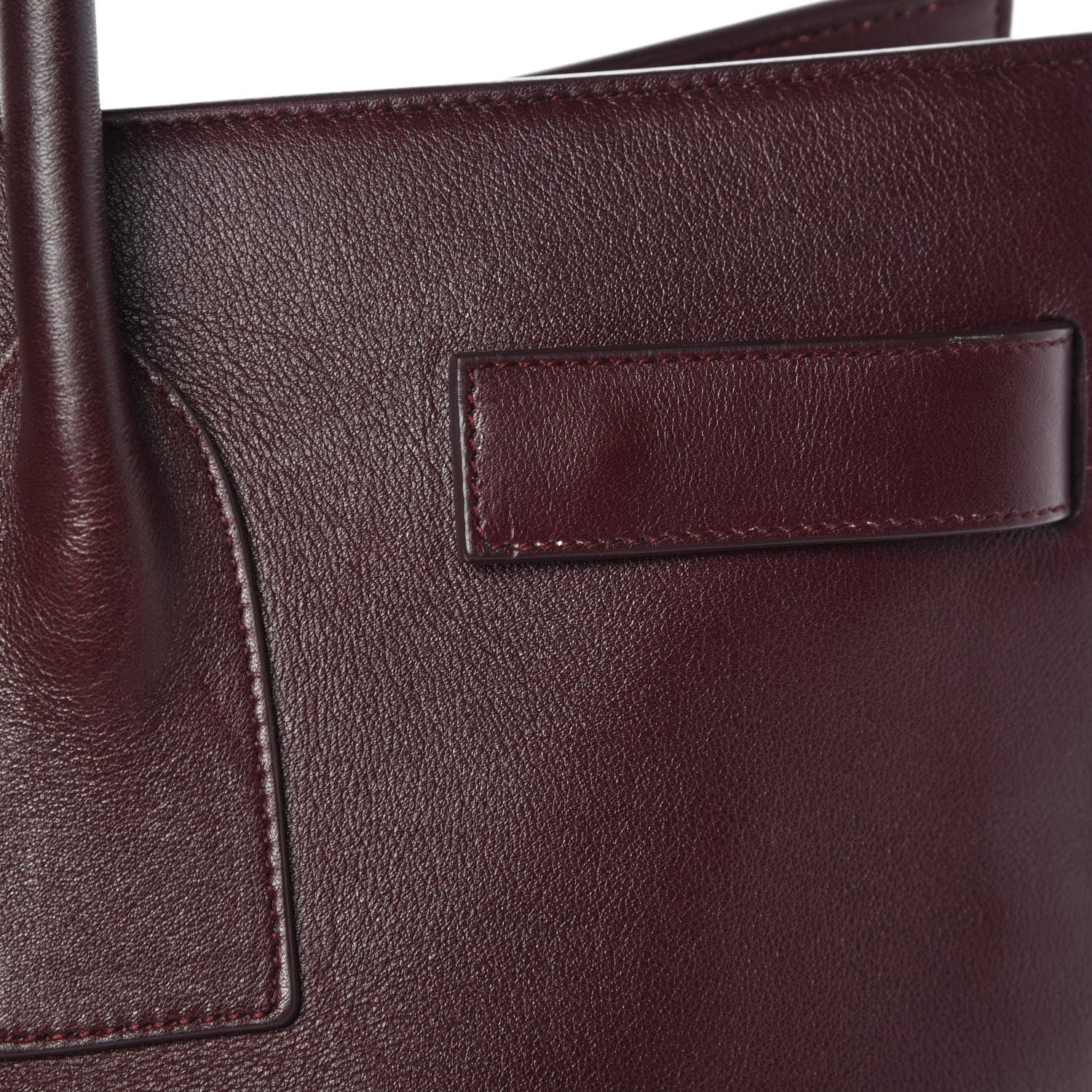 Saint Laurent Calfskin Large Sac De Jour Carryall Bordeaux 24 of 26