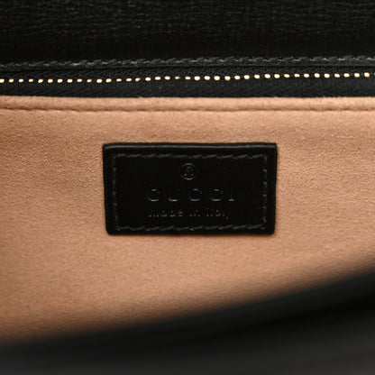 Gucci Azalea Calfskin Horsebit 1955 Shoulder Bag Black 6 of 11