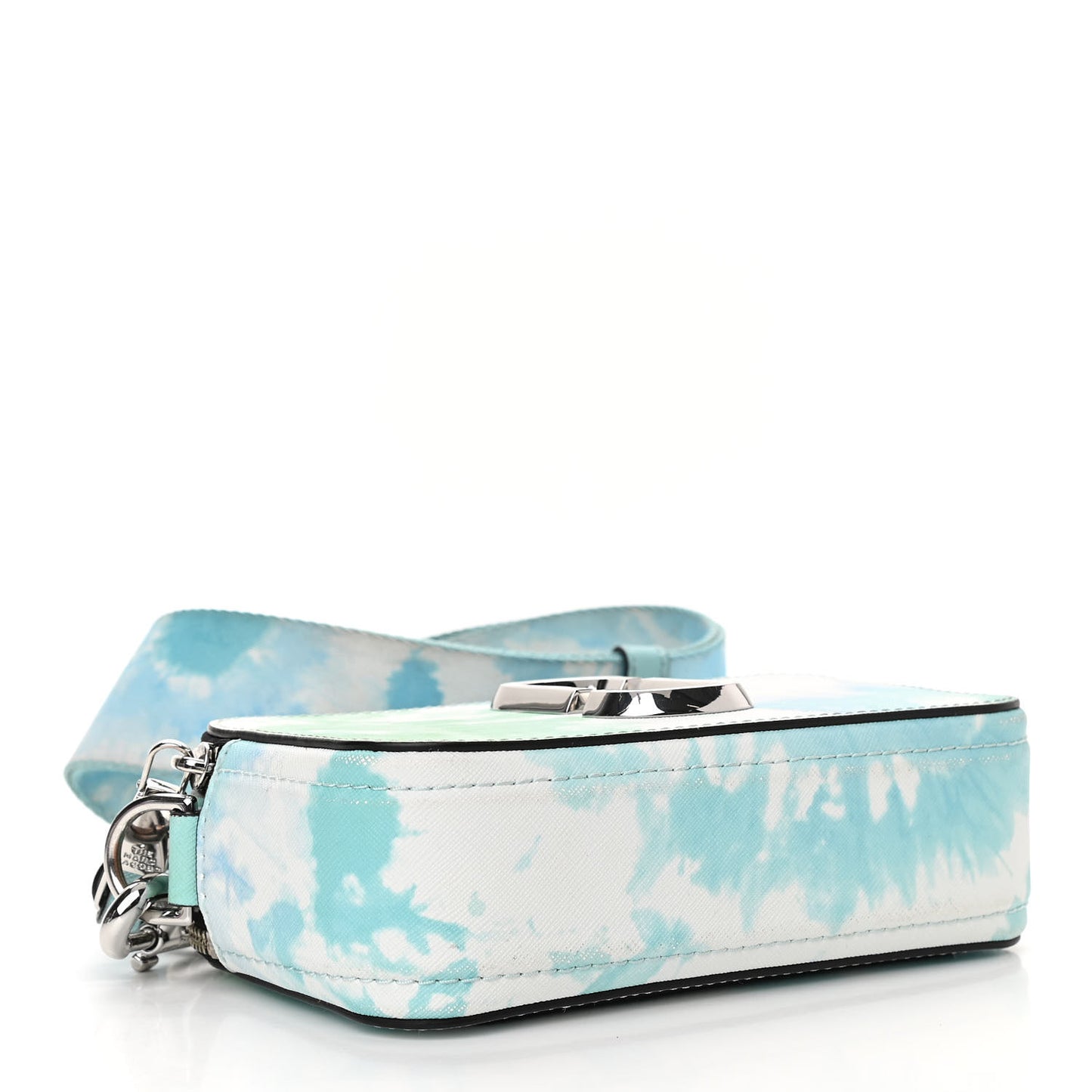 Saffiano Tie Dye Small Snapshot Camera Bag Blue Multicolor