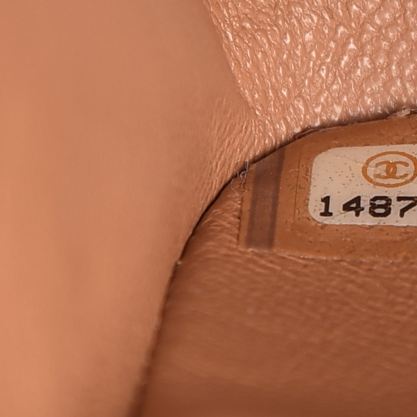 Caviar Quilted Medium Double Flap Dark Beige