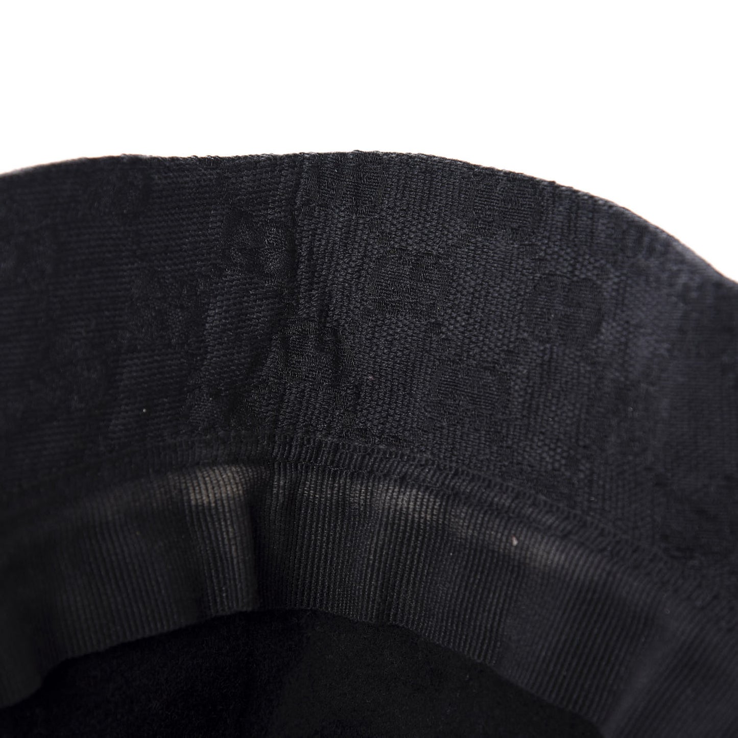 Monogram Web Bucket Hat M Black