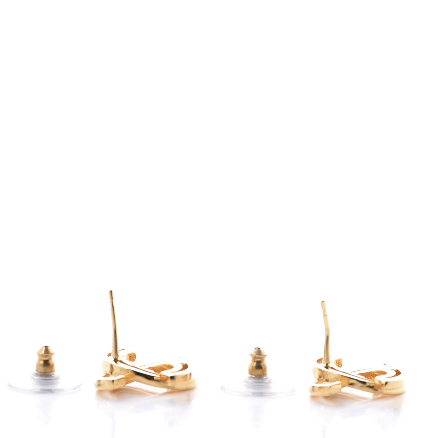Chanel Metal Obazine CC Earrings Gold 4 of 6