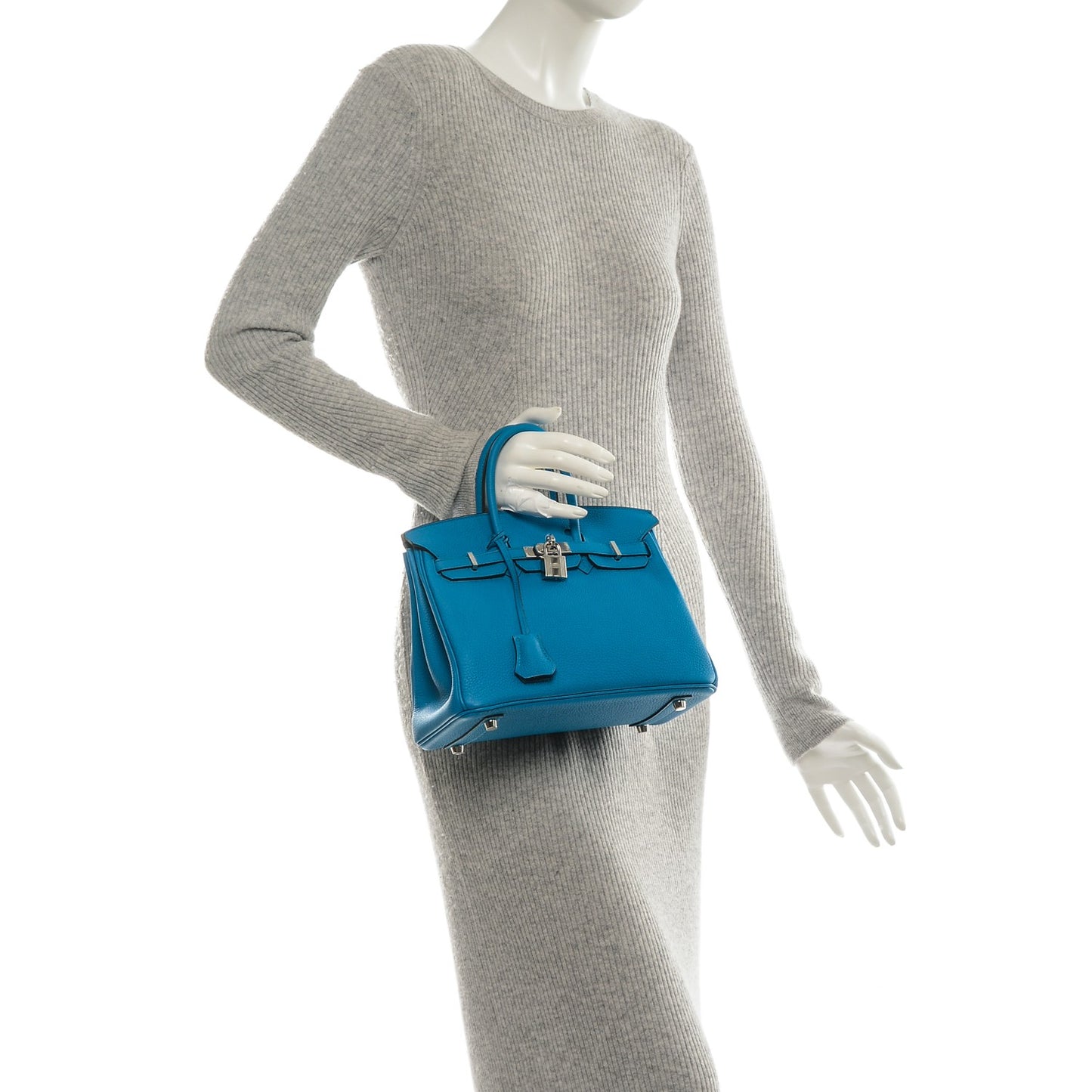 Togo Birkin 25 Bleu Zanzibar