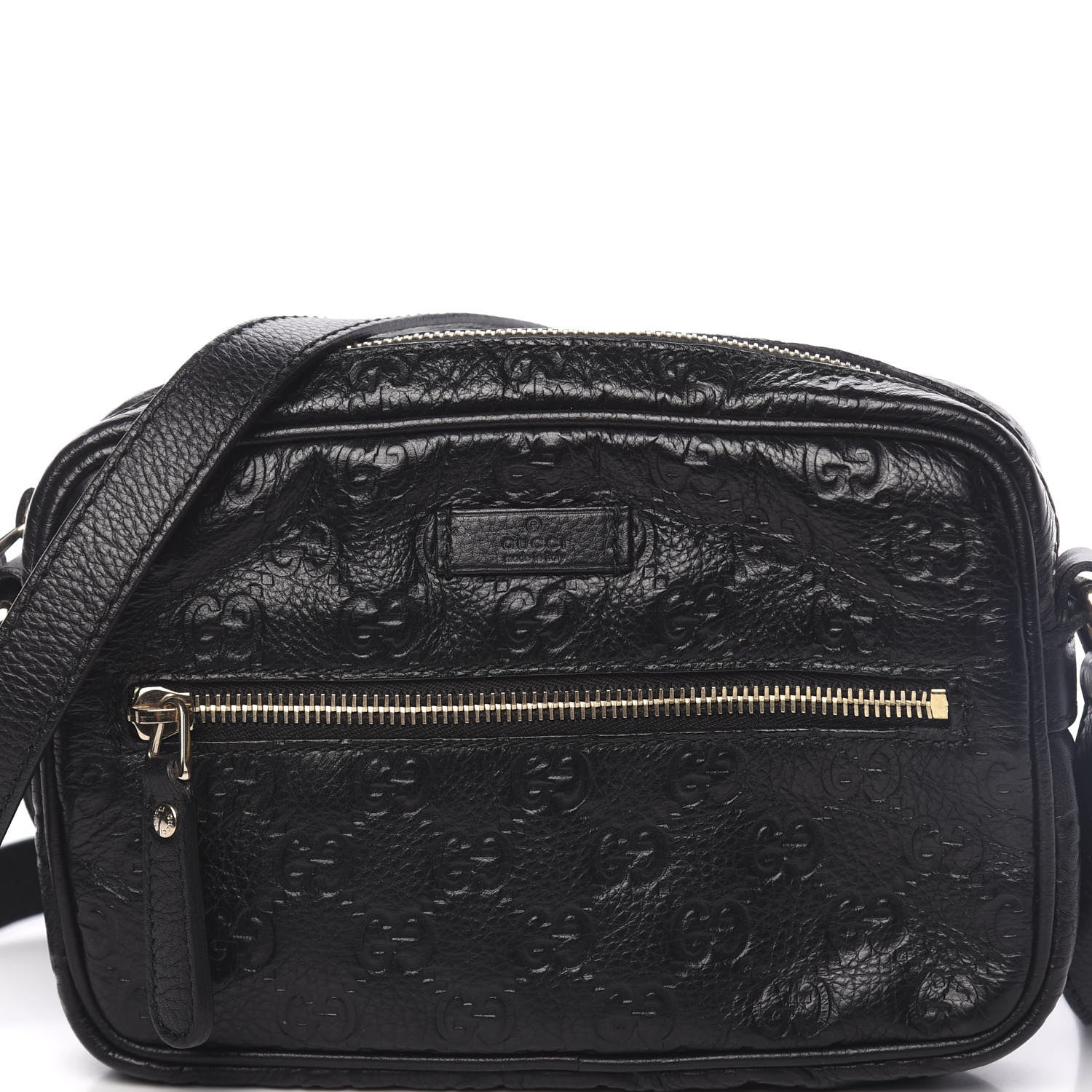 Gucci Guccissima Small Shoulder Bag Black 9 of 11
