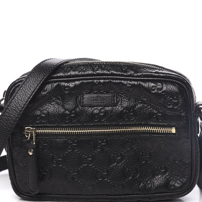 Gucci Guccissima Small Shoulder Bag Black 9 of 11