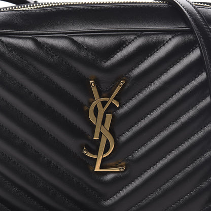 Saint Laurent Calfskin Matelasse Monogram Lou Camera Bag Black 10 of 10