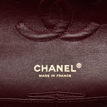 Chanel Lambskin Quilted Medium Double Flap Black 6 of 8