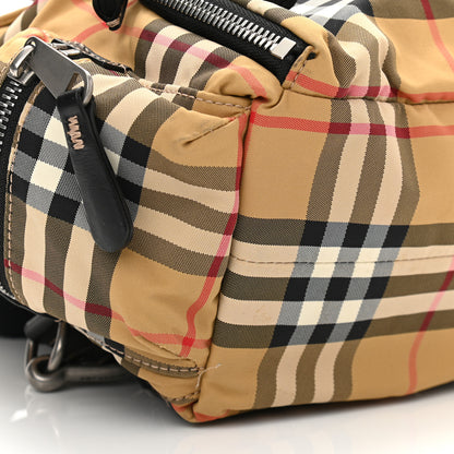Burberry Vintage Check Small Rucksack Backpack Antique Yellow 10 of 13