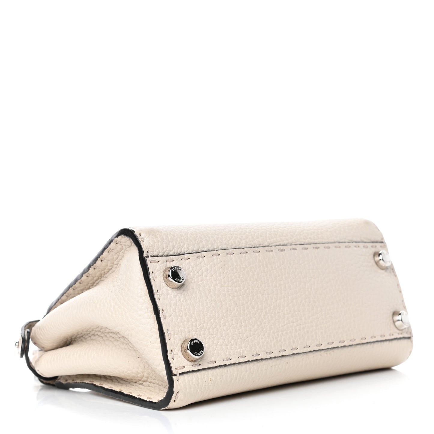 Cuoio Romano Selleria Mini Peekaboo Iconic Satchel Latte