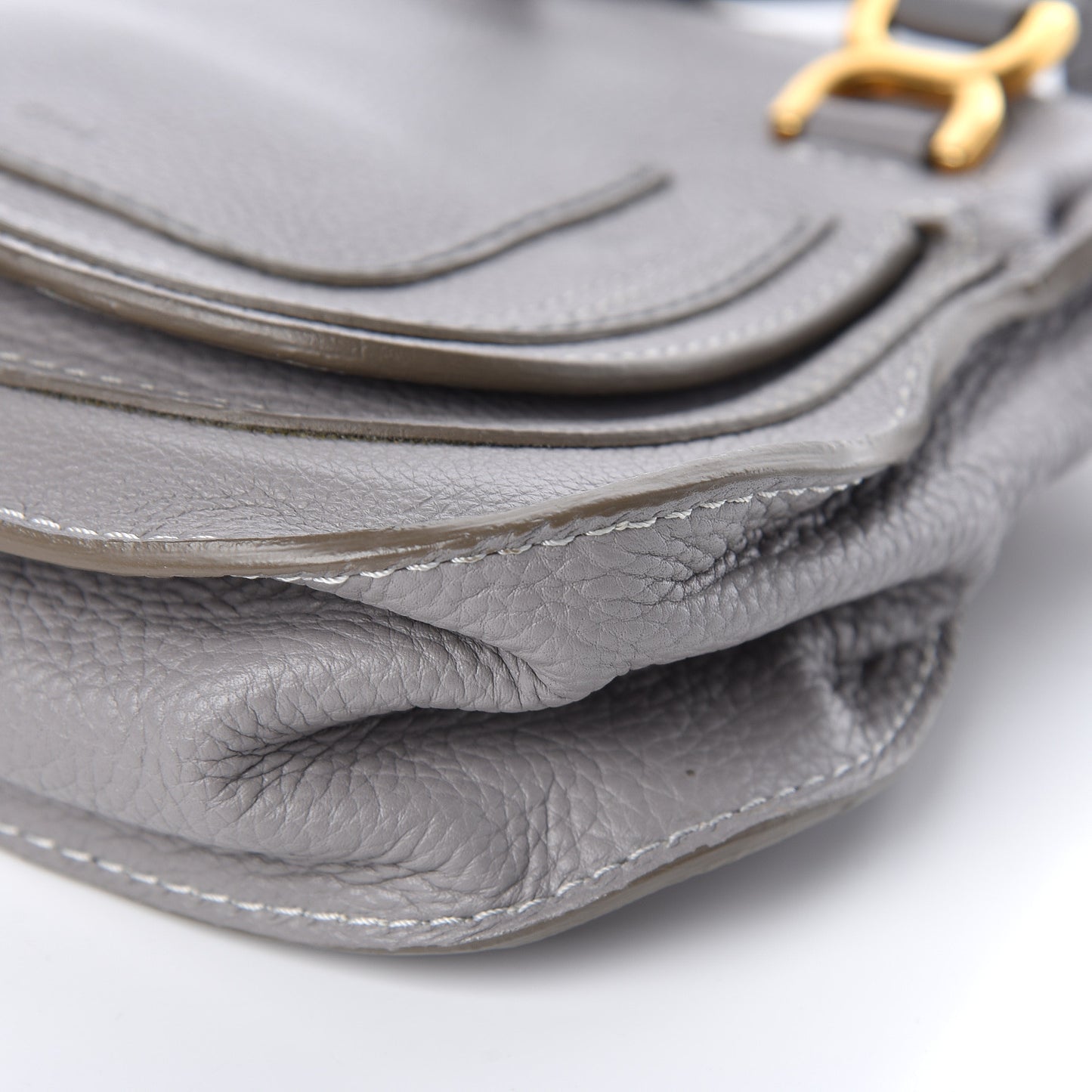 Calfskin Mini Marcie Satchel Cashmere Grey