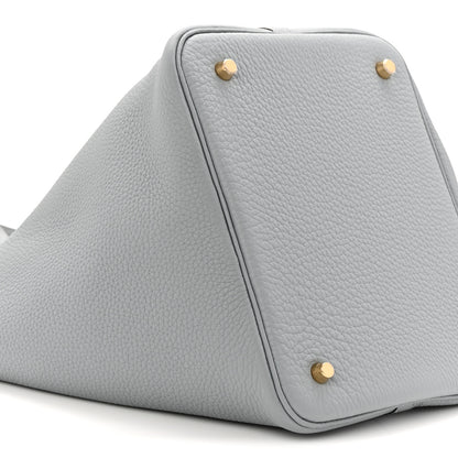Hermes Taurillon Clemence Picotin Lock 22 MM Gris Pantin 9 of 11