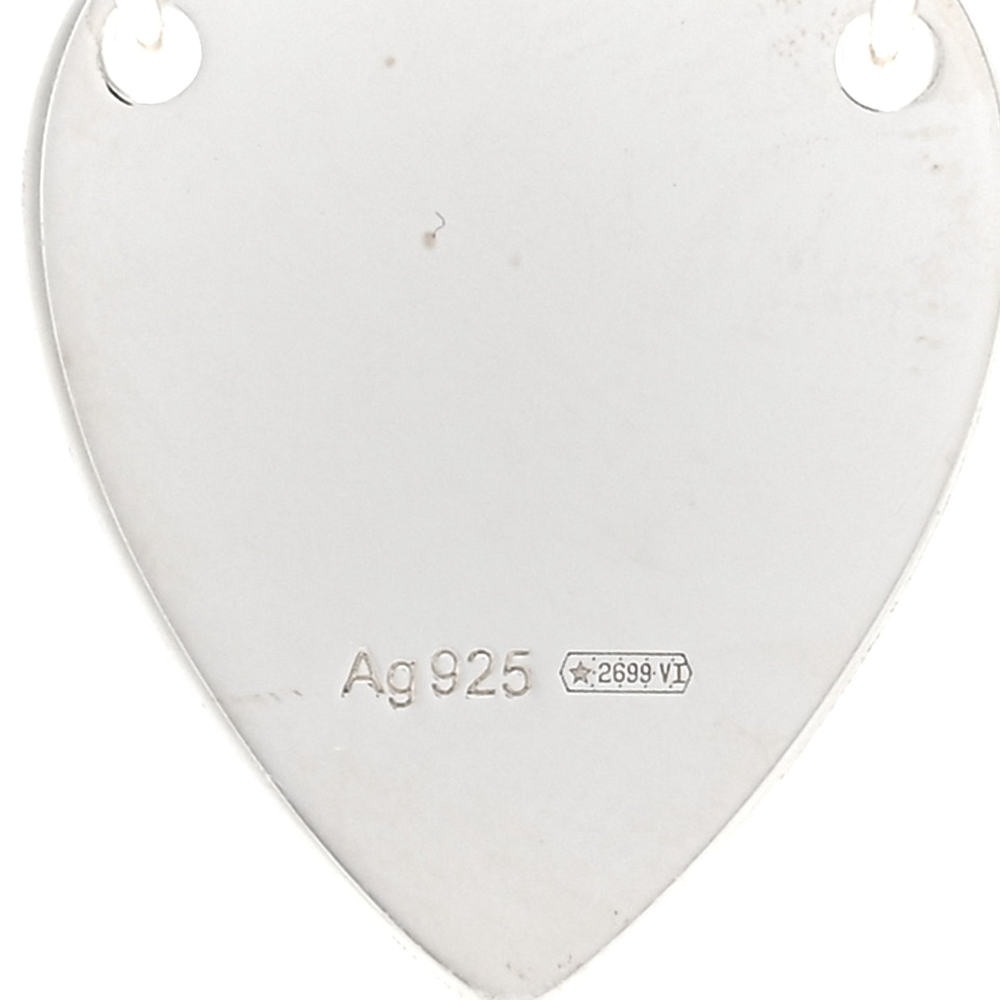 Sterling Silver Trademark Heart Pendant Necklace