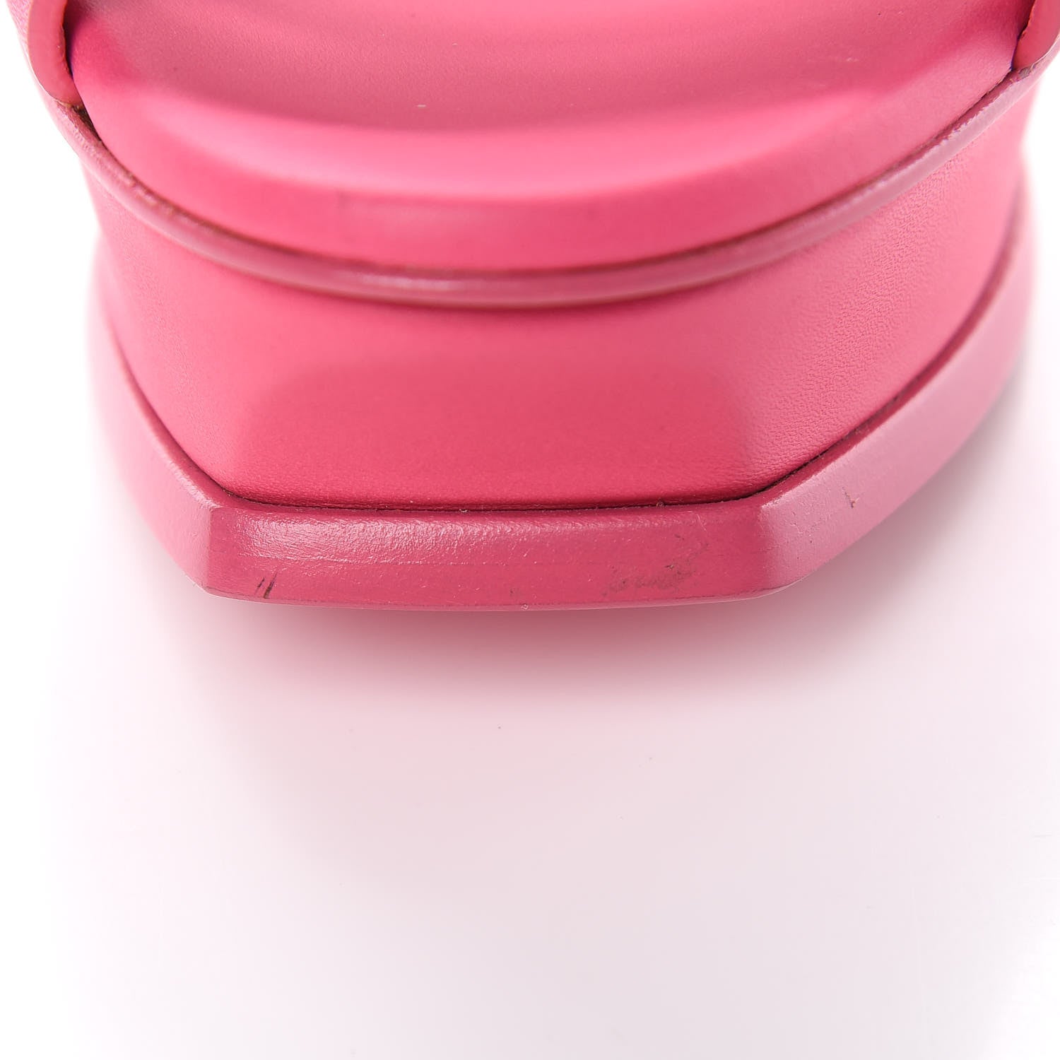 Saint Laurent Grained Calfskin Tribute 105 Platform Sandals 38.5 Rose Clair 13 of 14