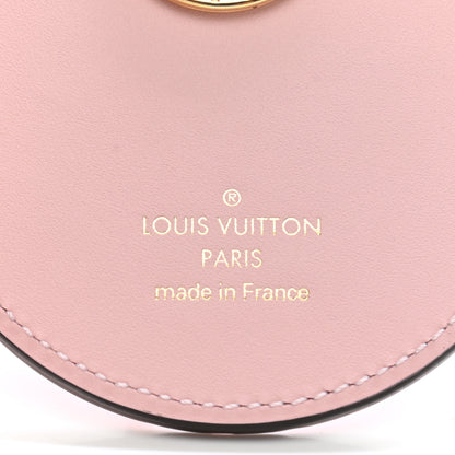 Louis Vuitton Calfskin Monogram Valentines Day Illustre Bag Charm Key Holder Rose Clair 3 of 4