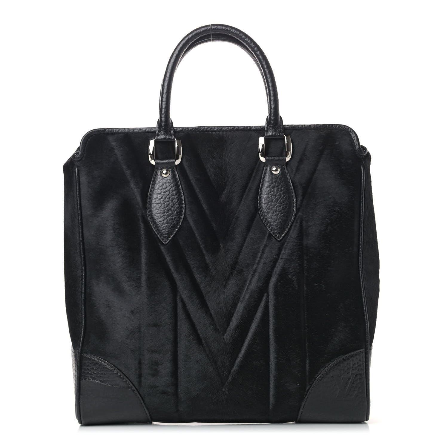 Louis Vuitton Pony Hair Mens Cabas Whistler Black 1 of 12