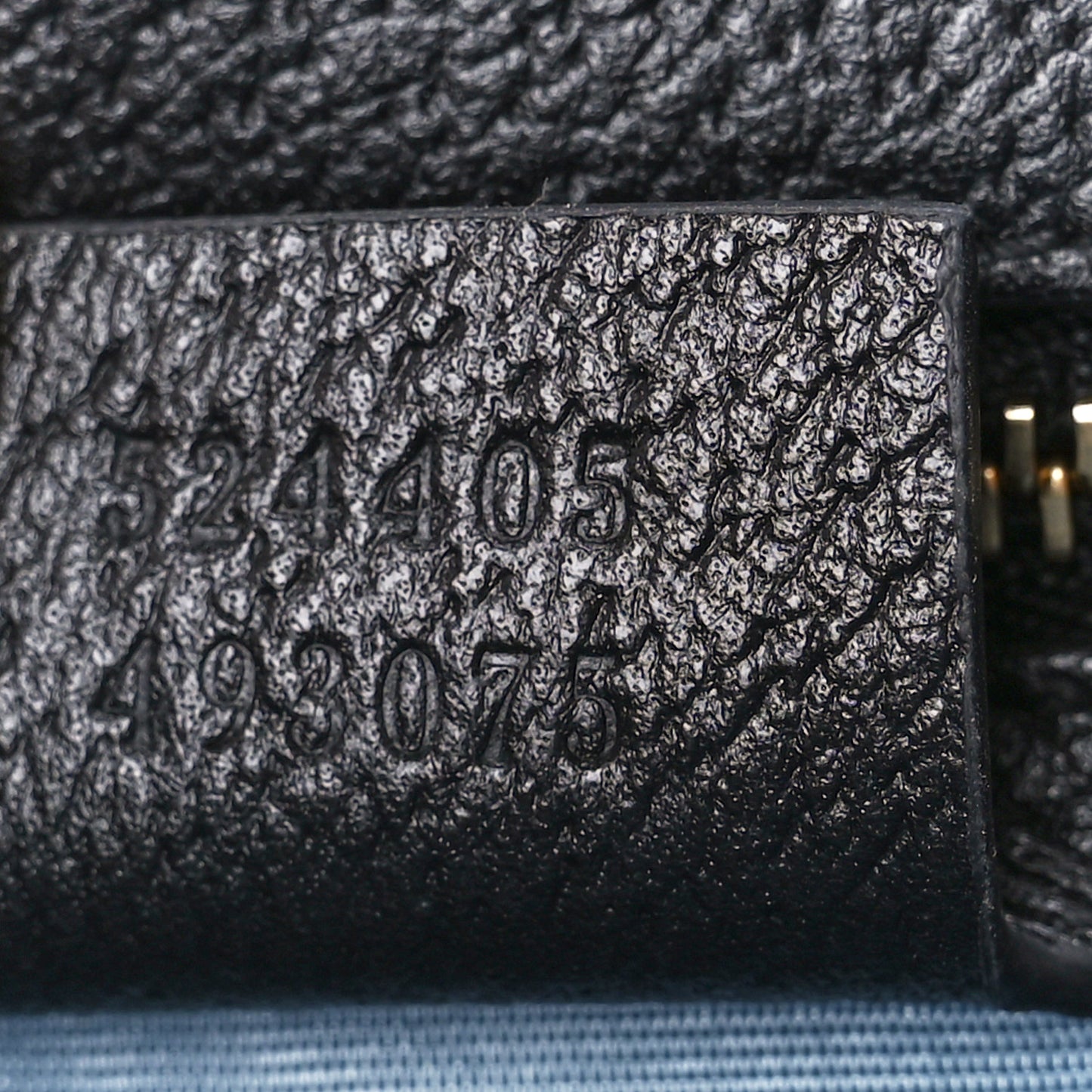 Textured Calfskin Bee Star Print Small Sylvie Shoulder Bag Black